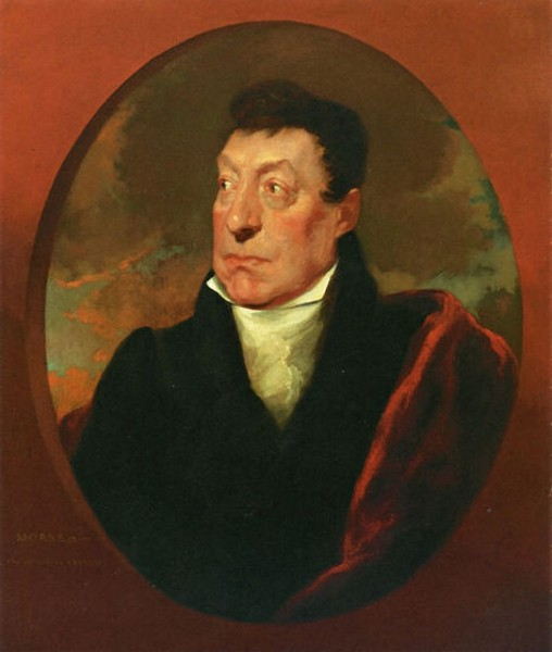 LAFAYETTE — Por Morse, 1825. Estudio realizado para el retrato de tamaño natural encargado por la Corporación de Nueva York. (Biblioteca Pública de N. York).