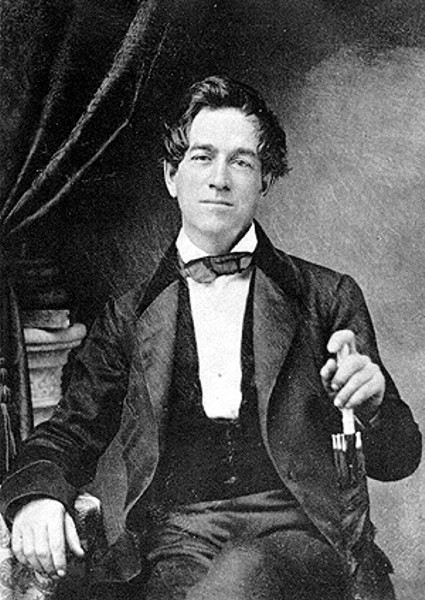 ALFRED VAIL. El socio de Morse en el telégrafo, a quien se pretende adjudicar el honor de haber ideado el Código Morse. (Fotografía del Museo Nacional de EE. UU.).