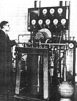 Licuador de helio con un rendimiento de 40 l/h.