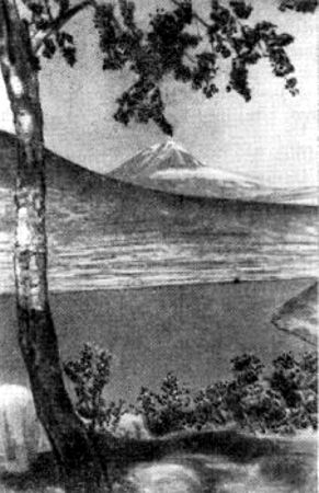 Kamchatka. La bahía de Avachin junto a la ciudad de Petropávlosk. Al fondo se ve el volcán Avachin
