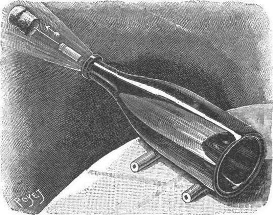 La botella-cañón