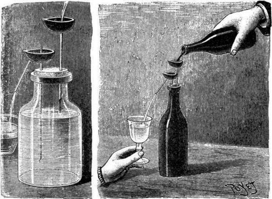 El vino transformado en agua