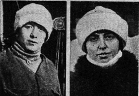 Jeanne Herveux y Hélène Dutrieu