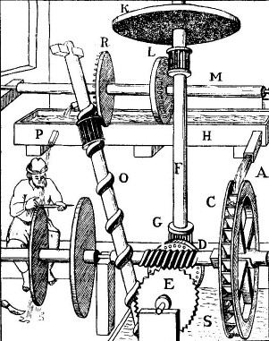 Motor hidráulico para el accionamiento de una piedra de afilar