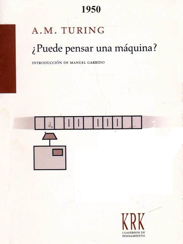 ¿Puede pensar una máquina? - Alan Turing