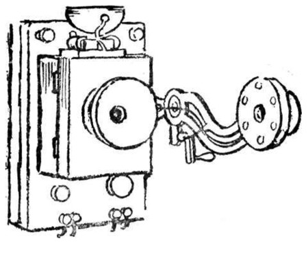 Dibujo del teléfono de Edison